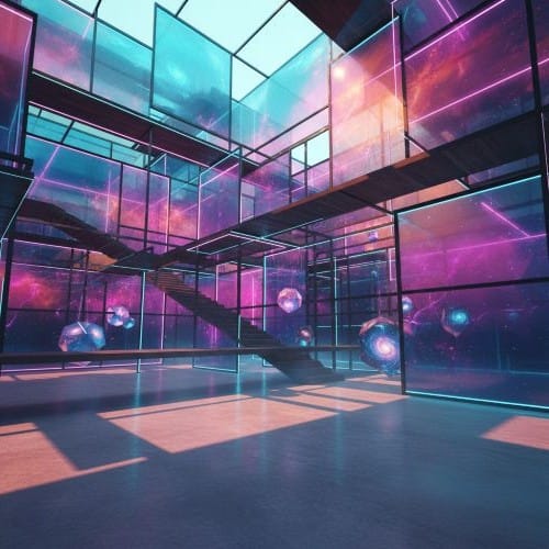 「全.台灣」時代藝力：虛實融合設計展現台灣數位科技與當代藝術融合的作品，探索未來美學新視野。