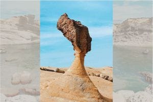 全.台灣主題漫遊:野柳女王頭景點與海岸景致,象徵深度探索台灣歷史文化與自然交織的故事現場。